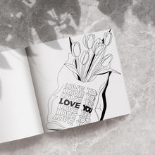 Load image into Gallery viewer, Love in Bloom: An Adult Coloring Book Featuring Romantic Floral Patterns and Frameable Wall Art
