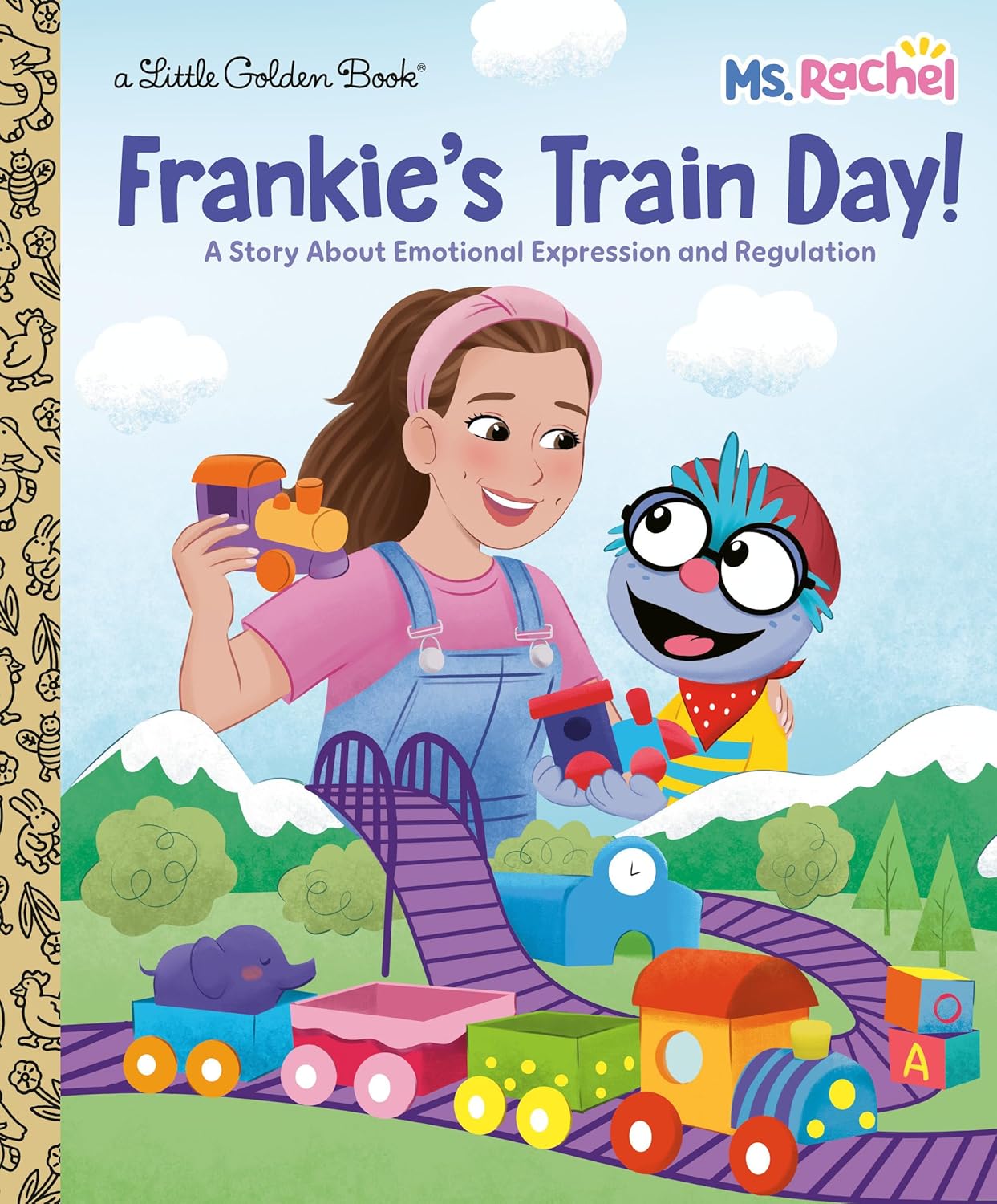 Frankie's Train Day! (Ms. Rachel): A Story About Emotional Expression and Regulation (Little Golden Book)
