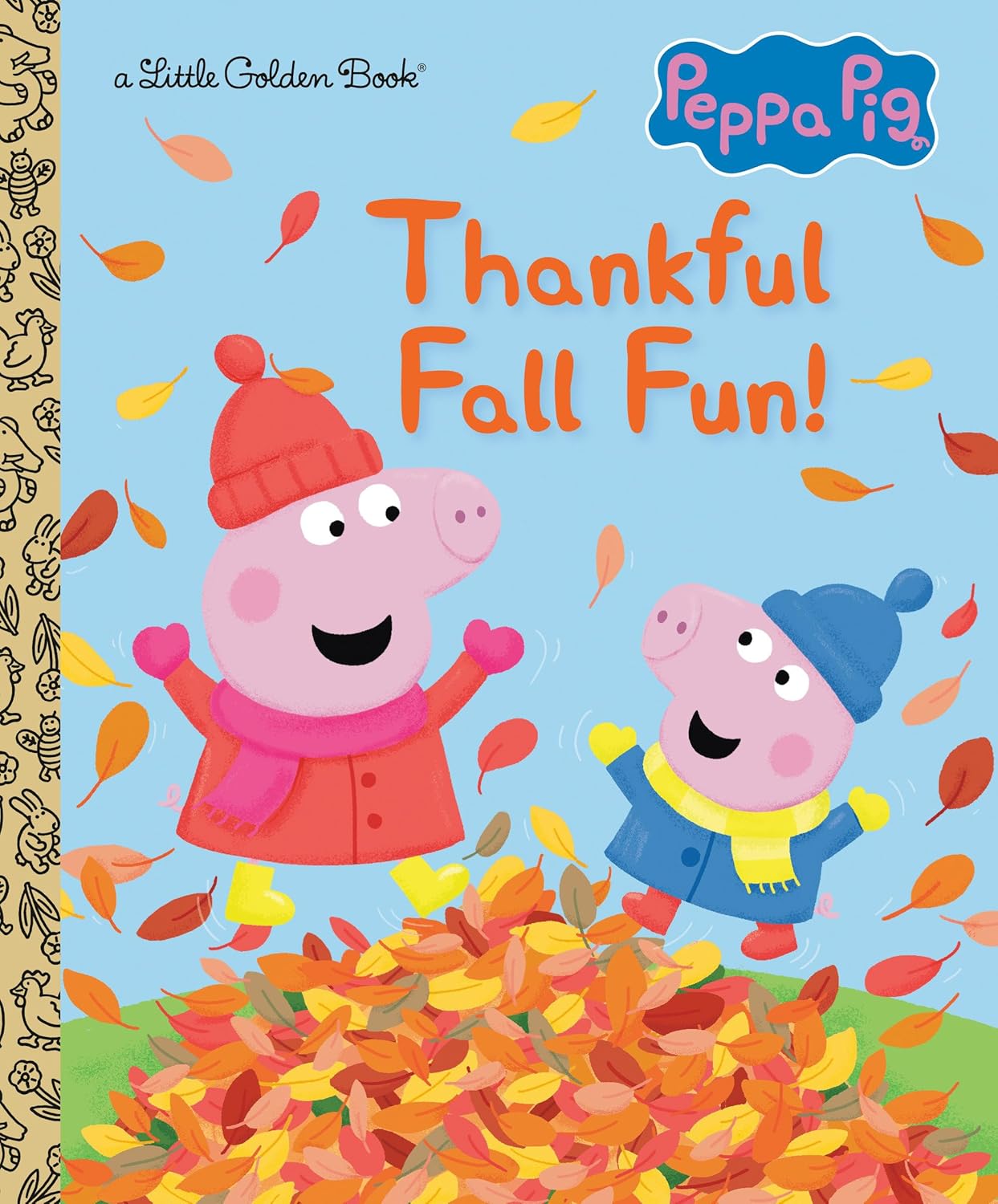 Thankful Fall Fun! (Peppa Pig) (Little Golden Book)