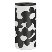 Load image into Gallery viewer, Skinny Can Cooler - Black Floral
