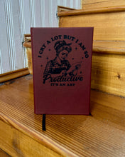 Load image into Gallery viewer, Cry productive Taylor Swift Inspired Leatherette Journal.
