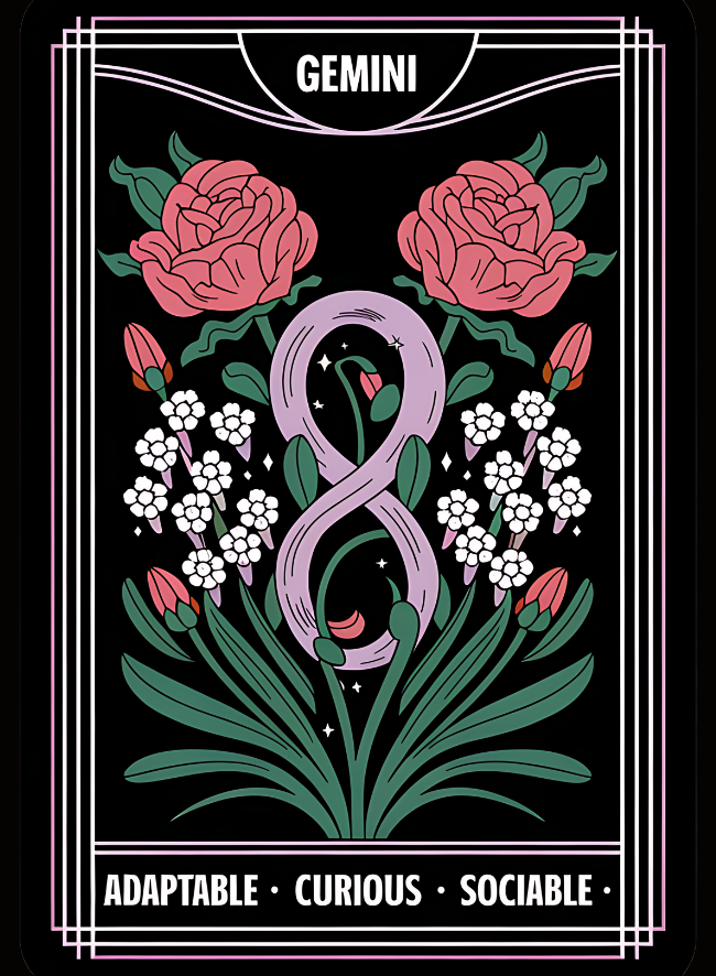 Gemini Tarot Magnet
