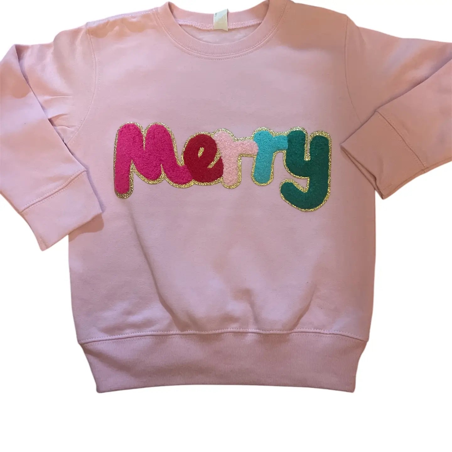 Chenille Merry Sweatshirt