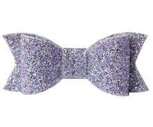 Load image into Gallery viewer, Pastel Glitter Bow Clip.
