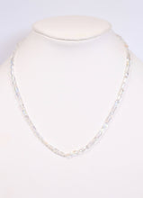 Load image into Gallery viewer, Everette Glass Bead Necklace CLEAR OPAL.

