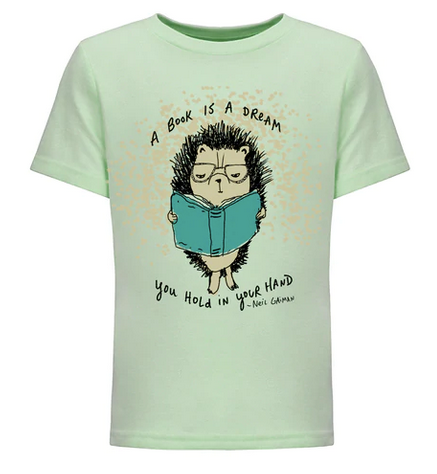 Dream (Reading Hedgehog) : Kid's Tee.