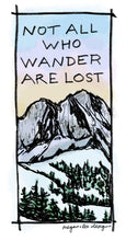 Load image into Gallery viewer, Wander Sticker Camp, Nature, Outdoors, Die Cut.
