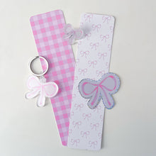 Load image into Gallery viewer, Pink Bow Acrylic Keychain
