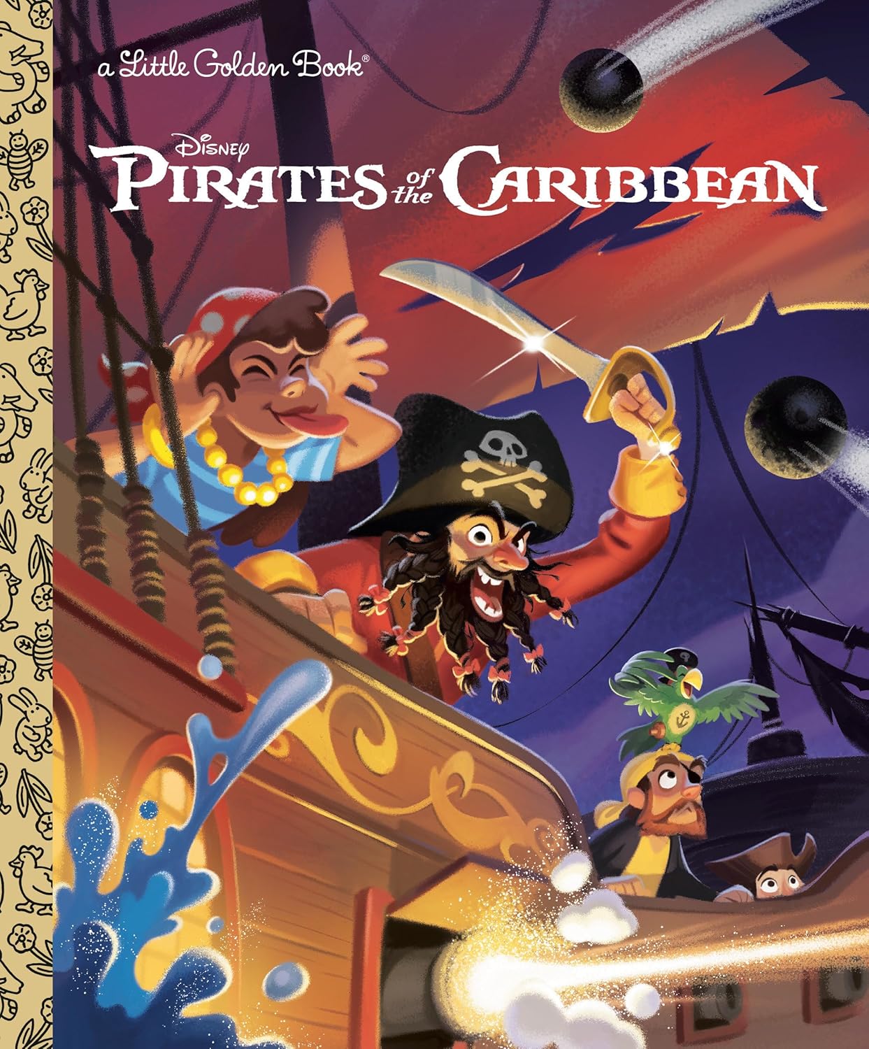 Pirates Of The Caribbean (Disney) (Little Golden Book)j