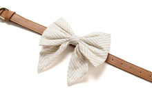 Load image into Gallery viewer, Sailor Bow - Herringbone.
