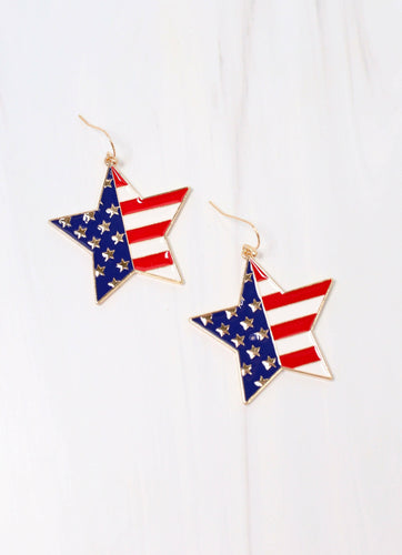 Stars and Stripes Earrings.