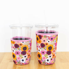 Load image into Gallery viewer, Rainbow Garden Drink Sleeve.
