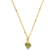 Load image into Gallery viewer, Raw Cut Gemstone Necklaces.
