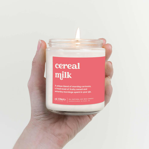 Cereal Milk Scented Candle.