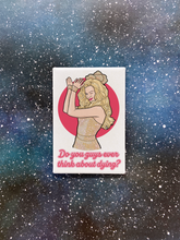 Load image into Gallery viewer, Barbie Souvenir Magnet - Existential Crisis.
