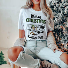 Load image into Gallery viewer, Merry Christmas Shitters Full Lightweight Tee: Athletic Heather.
