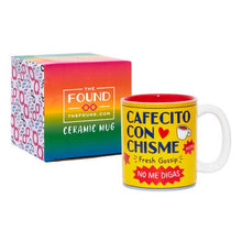 Load image into Gallery viewer, Cafecito con Chisme Coffee Mug.
