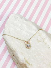 Load image into Gallery viewer, Bunny Pearl Pendant Necklace
