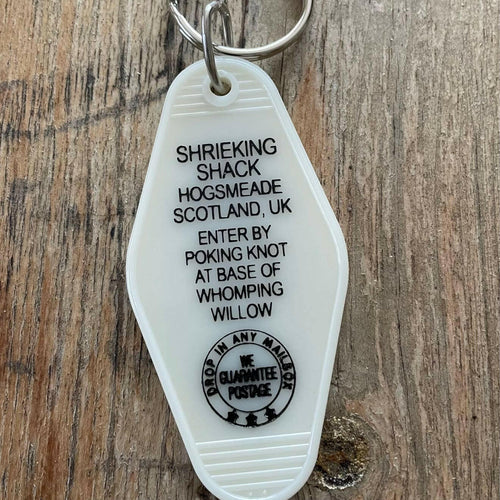 Motel Key Fob - Shrieking Shack (Harry Potter).