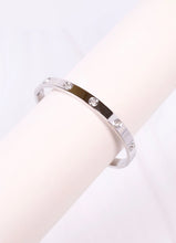 Load image into Gallery viewer, Almeria CZ Metal Bracelet SILVER
