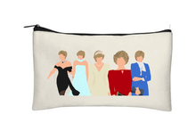 Load image into Gallery viewer, Princess Diana Motherhood Quote Canvas Pouch – “A Mother’s Arms” Zipper Bag
