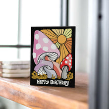 Load image into Gallery viewer, Magic Mushroom Birthday Greeting Card.
