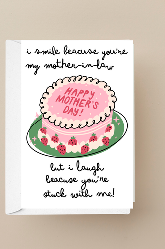 Mother in Law Card.