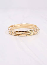 Load image into Gallery viewer, Ritter CZ Bangle Set GOLD.
