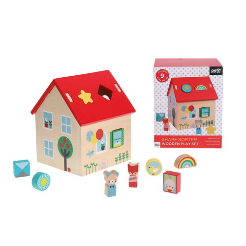 Shape Sorter Wooden Play Set.