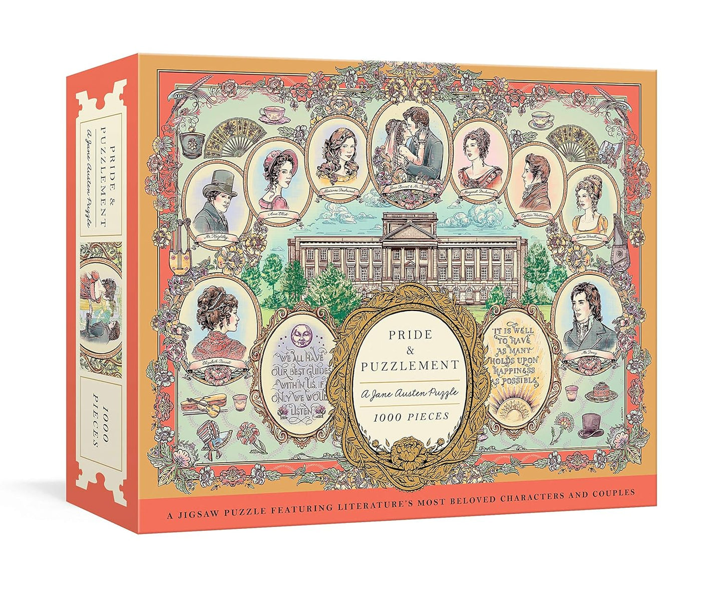Pride and Puzzlement: A Jane Austen Puzzle: A 1000-Piece Jigsaw Puzzle