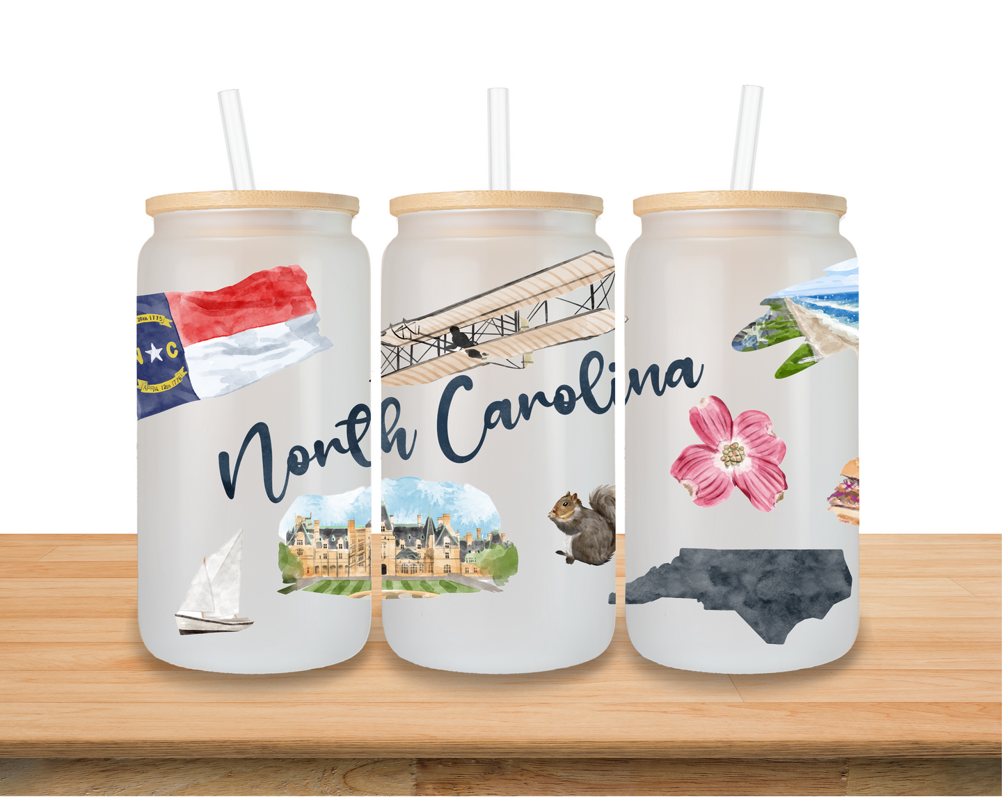 North Carolina Glass Can