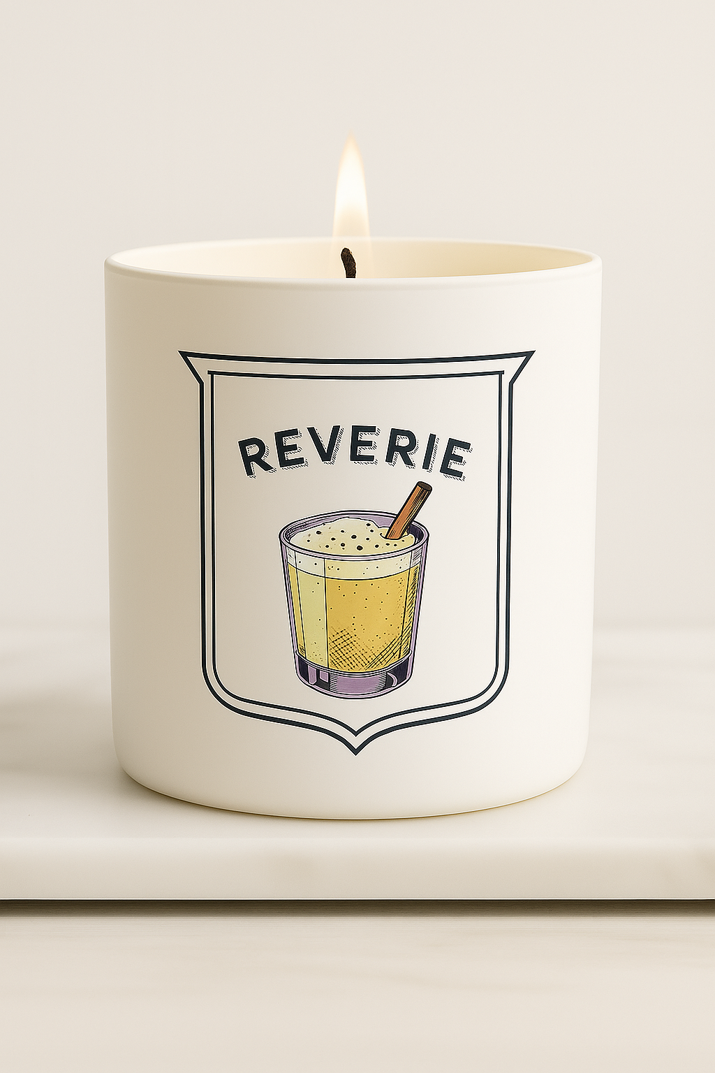 Eggnogg Candle - Asheville, North Carolina — Christmas Night, 1946