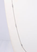 Load image into Gallery viewer, Carleton CZ Necklace SILVER
