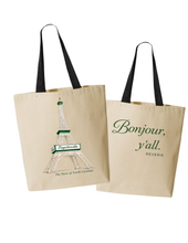 Load image into Gallery viewer, The Paris of North Carolina Fayetteville Canvas Tote Bag
