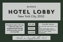 Load image into Gallery viewer, Hotel Lobby Candle – New York City, 2002
