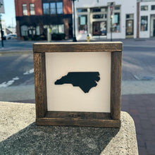 Load image into Gallery viewer, 7 x 7  &quot;North Carolina&quot;  Sign.
