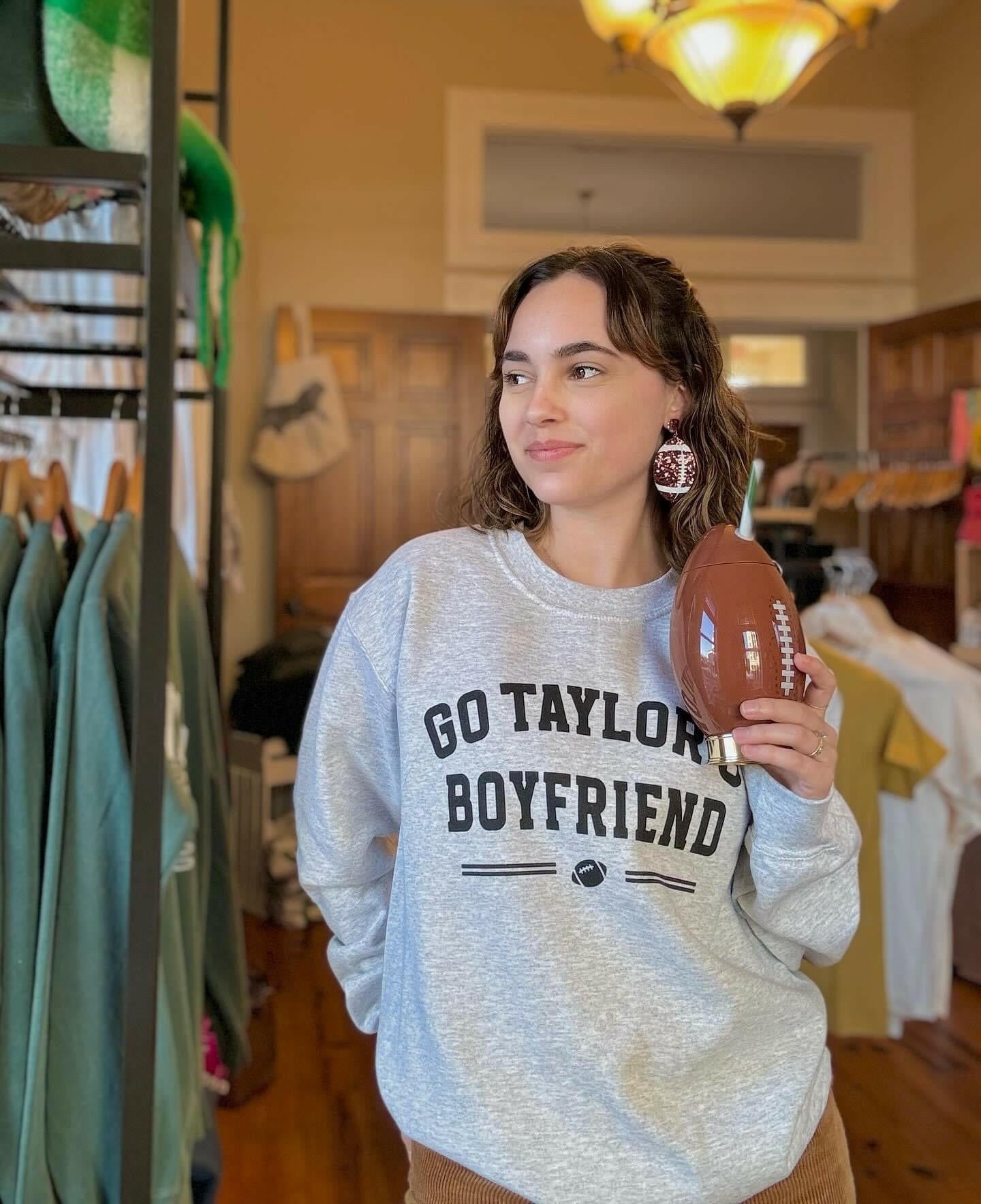 Go Taylor's Boyfriend Sweatshirt, Game Day Sweatshirt Taylor Swift.