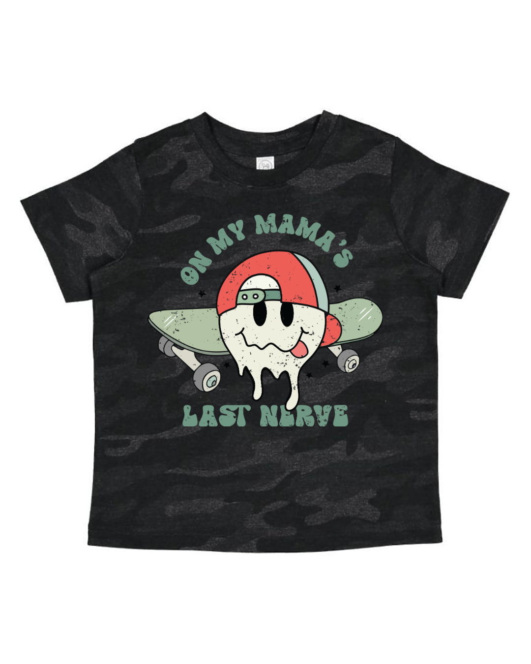 On My Mama’s Last Nerve Smiley Toddler T-Shirt