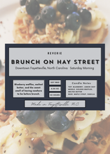 Load image into Gallery viewer, Brunch On Hay Street Candle -  Downtown Fayetteville, North Carolina · Saturday Morning
