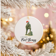 Load image into Gallery viewer, A Very Merry Fort Bragg Christmas Ornament
