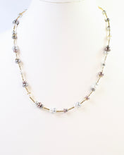 Load image into Gallery viewer, Lola 18" Beaded Necklace Grey
