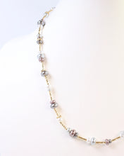 Load image into Gallery viewer, Lola 18" Beaded Necklace Grey
