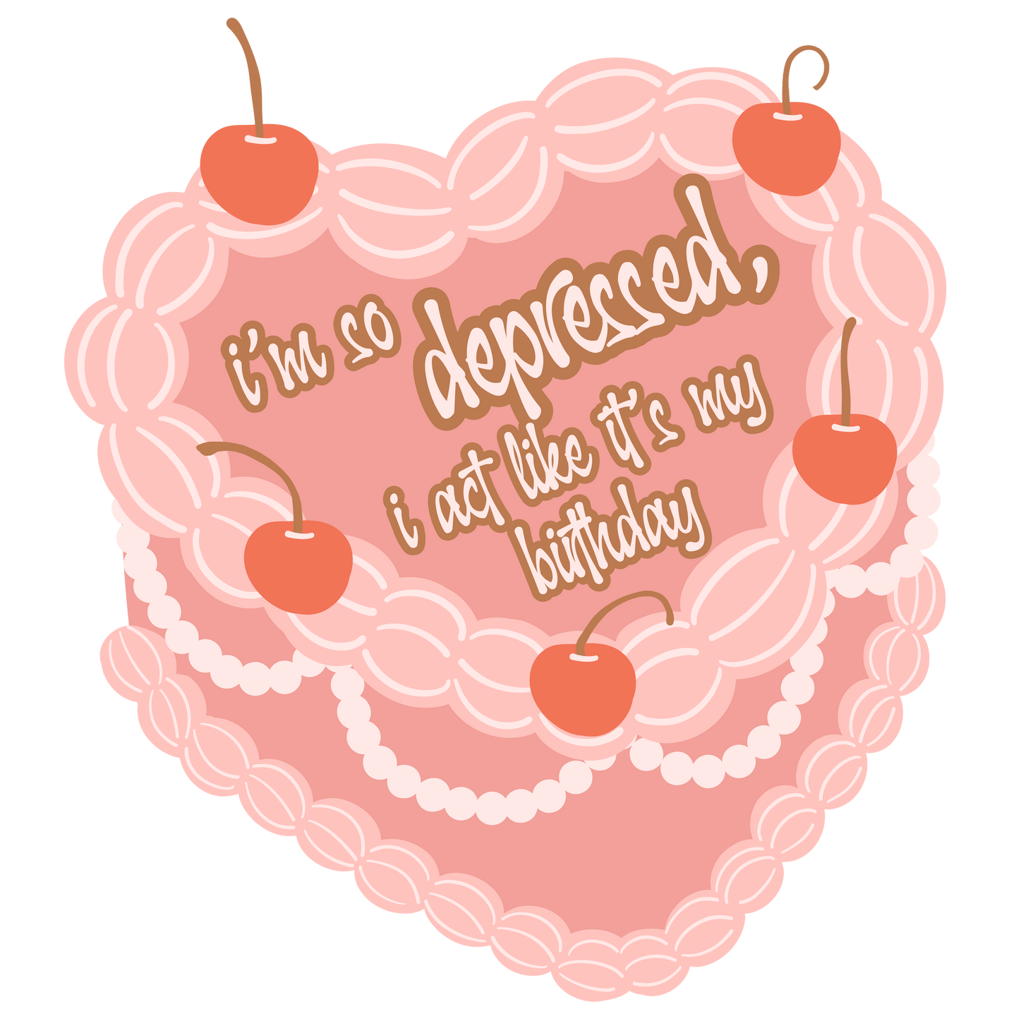 Act Like It's My Birthday Sticker
