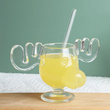 Load image into Gallery viewer, Moose Eggnog Glass
