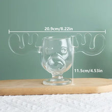 Load image into Gallery viewer, Moose Eggnog Glass
