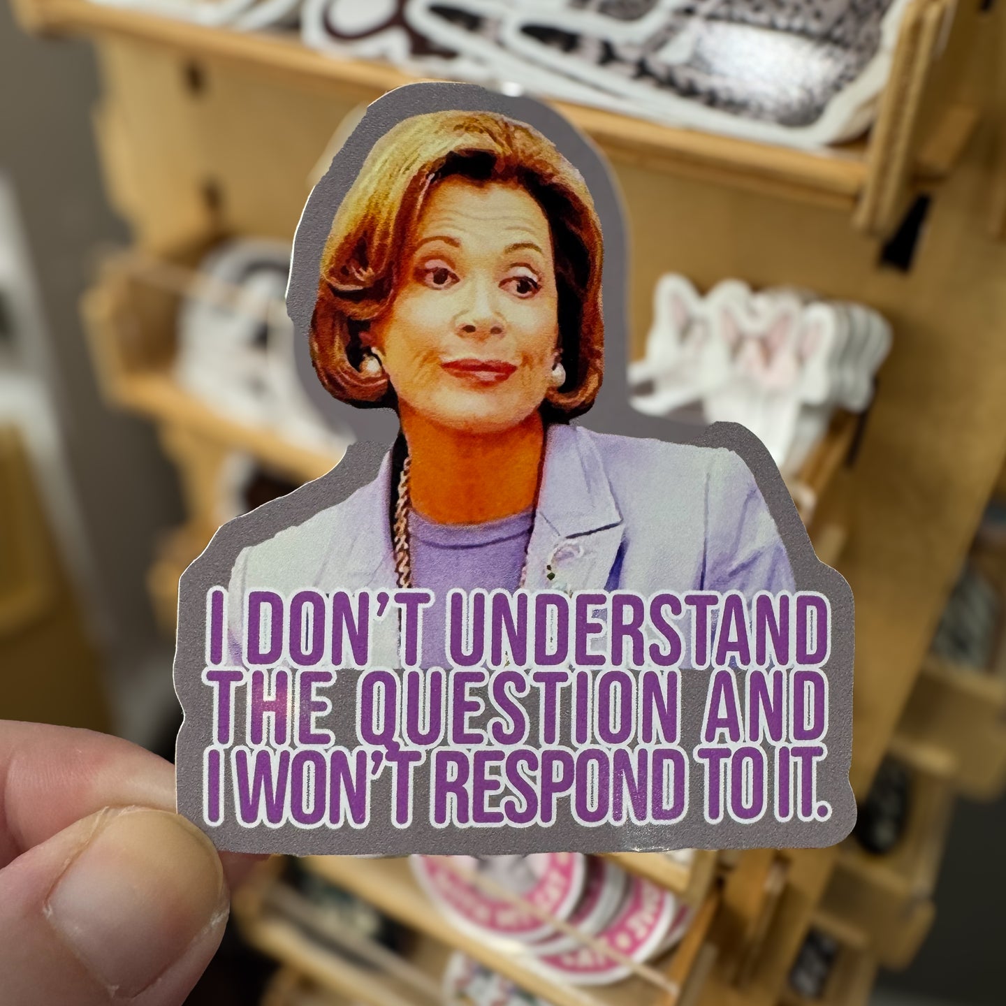 I Don't Understand The Question Sticker