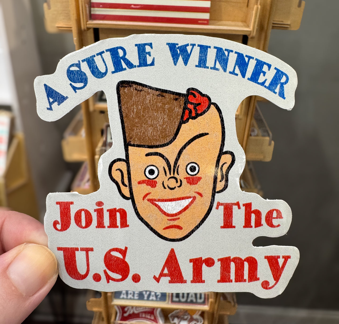 Join The Army Vintage Sticker