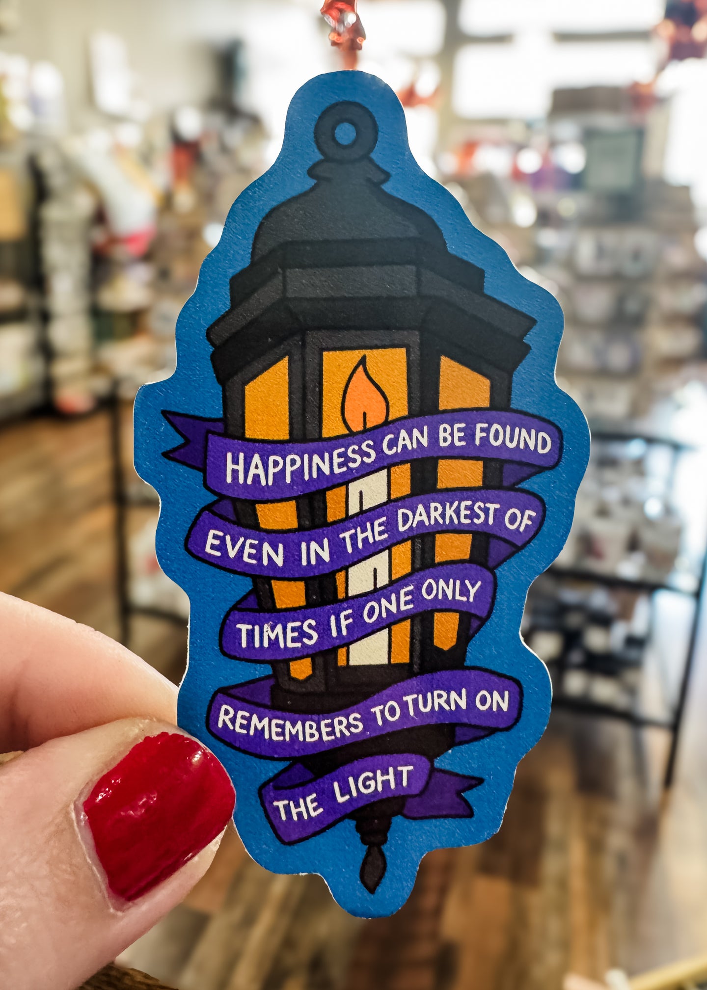 Happiness Quote Sticker