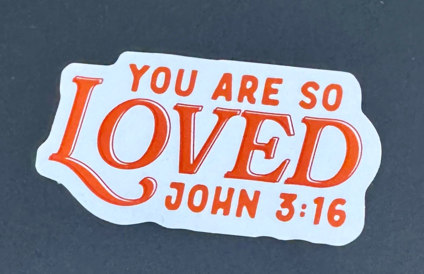 JOHN 3:16 Sticker