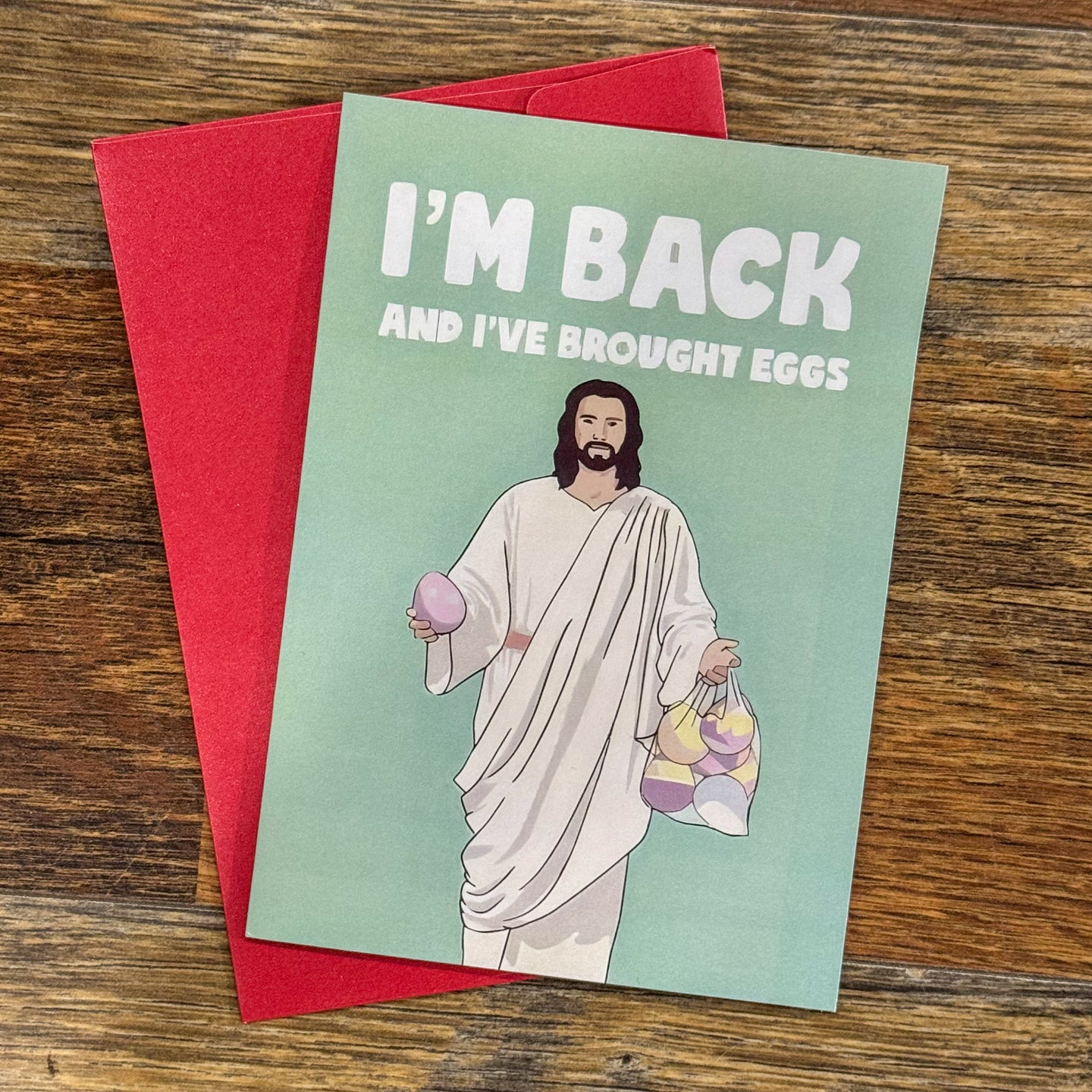 I Brought Eggs Easter Card